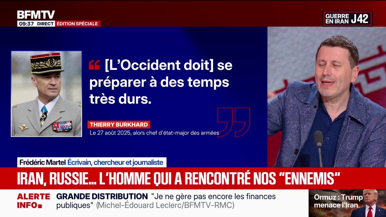 "Il y a des gens qui nous détestent un peu partout dans le monde, mais aussi des chevaux de Troie à domicile", selon Fréderic Martel, auteur de "Occidents, enquête sur nos ennemis"