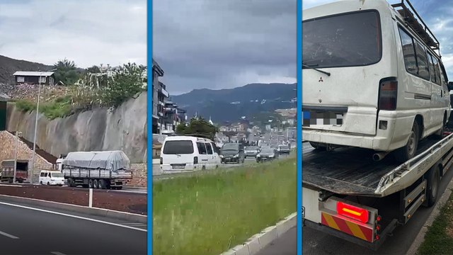 Minibüsüyle ters yönde giden sürücü kamerada: Trafiği tehlikeye atan sürücüye 95 bin TL para cezası