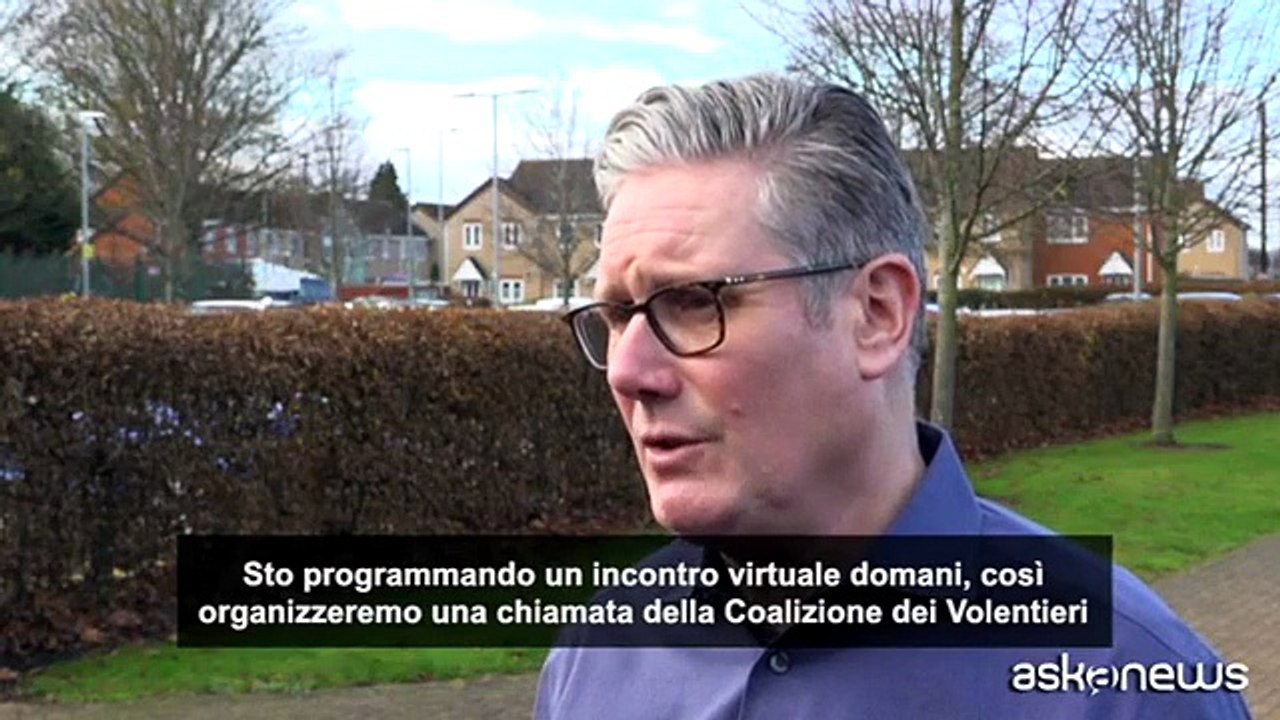 Starmer: domani vertice virtuale dei Volenterosi sull'Ucraina