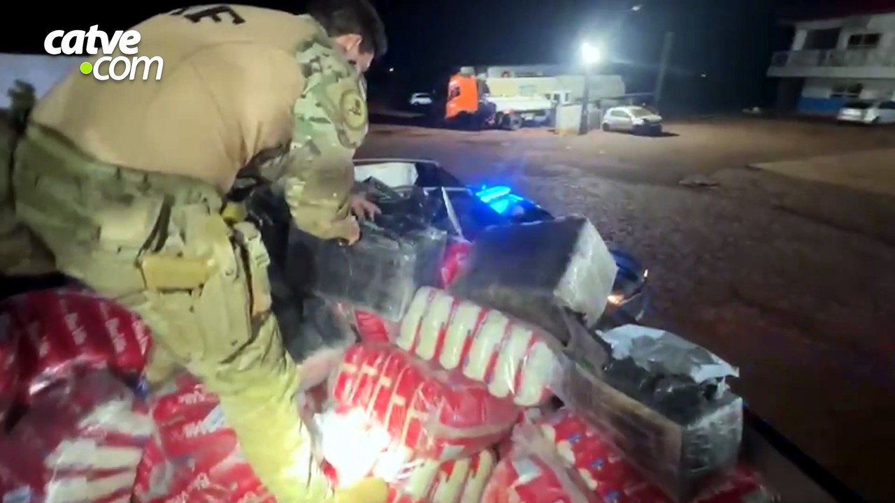 Carga milionária de cocaína e haxixe é apreendida na BR-369