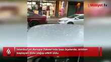 Meteoroloji ve AKOM'dan peş peşe uyarılar! İstanbul'da dolu sürprizi