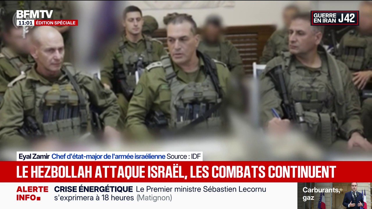 Guerre au Moyen-Orient: "Nous continuons de combattre au Liban", déclare le Chef d'état-major de l'armée israélienne