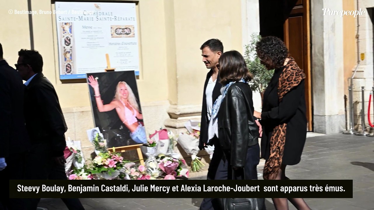 Benjamin Castaldi, Alexia Laroche-Joubert, Steevy Boulay le visage fermé : de nombreuses personnalités présentes pour le dernier voyage de Loana