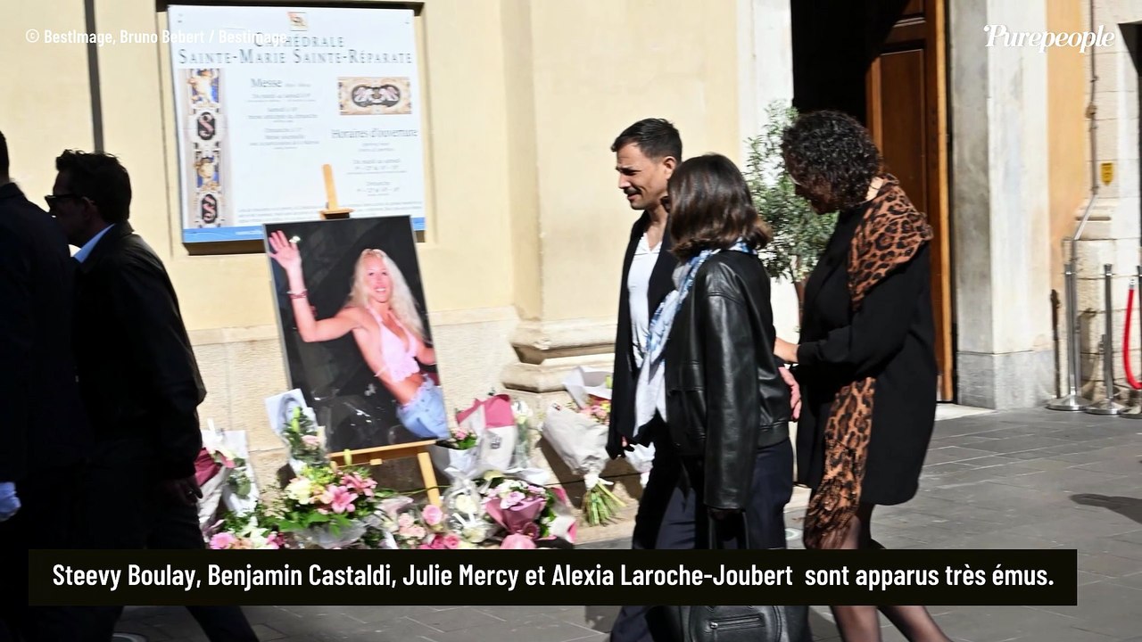 Benjamin Castaldi, Alexia Laroche-Joubert, Steevy Boulay le visage fermé : de nombreuses personnalités présentes pour le dernier voyage de Loana