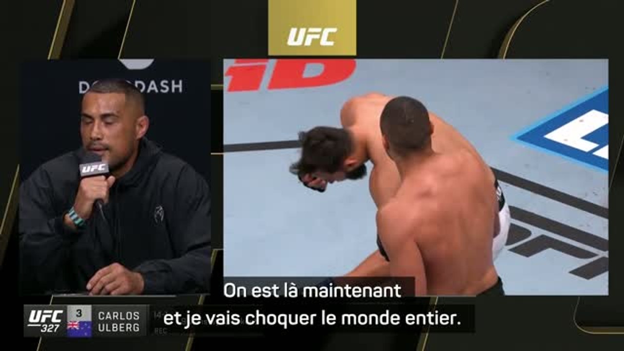UFC 327 - Ulberg avant de défier Prochazka : "Je vais choquer le monde entier"