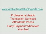 : Online Arabic Language Translation Services