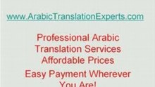: Online Arabic Language Translation Services