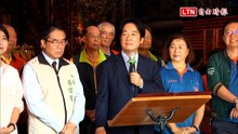 回本命區宮廟贈匾  賴清德籲立院儘速通過國防預算保護人民