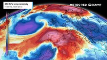 UK temperature drop: tracking the polar air mass affecting Britain for 5 days