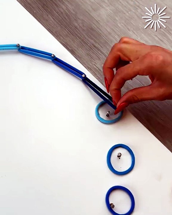 Stretching creativity with rubber bands
