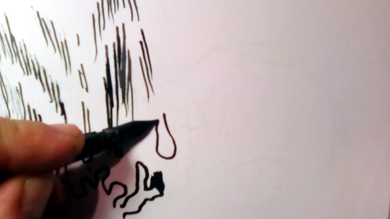 How to draw rain