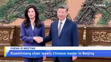 KMT's Cheng Lays Out Vision for Cross-Strait Peace at Xi Jinping Meeting