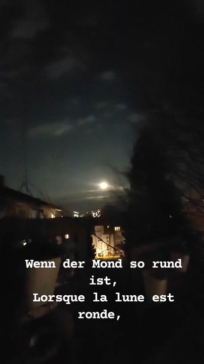 Vollmond auf Deutsch 🌕 | La pleine lune en allemand