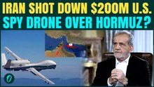 Iran BLOWS $200m U.S Spy Drone? U.S Navy In SHOCK After MQ-4c Triton SHATTERS Over Strait Of Hormuz