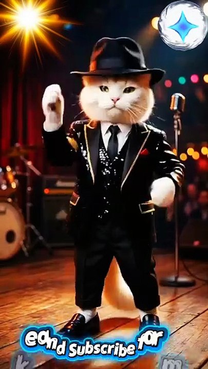 Cool ai cat dancing funny cat dancing