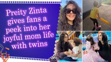 Preity Zinta shares adorable spring break moments with twin babies, calls it “heaven on earth”