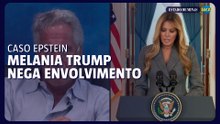 Em declaração surpresa, Melania Trump nega relação com os abusos de Epstein
