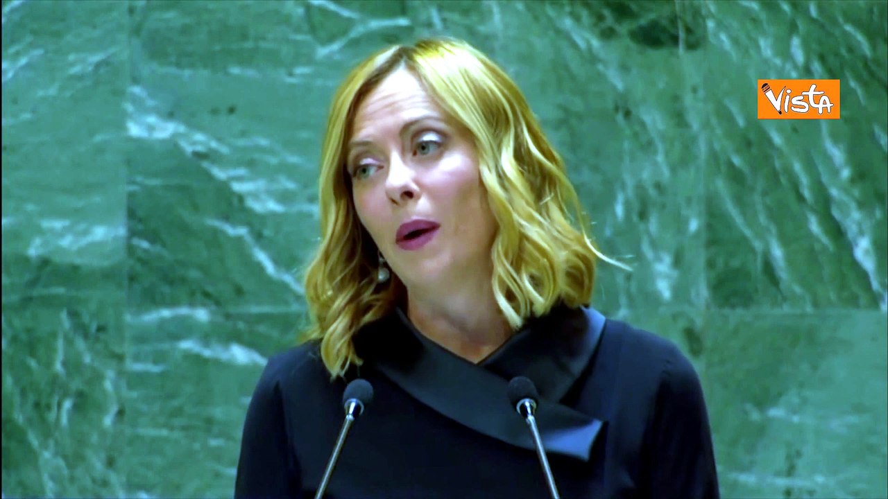Meloni all'Onu: "Piano Mattei per l'Africa è condividere, non imporre"