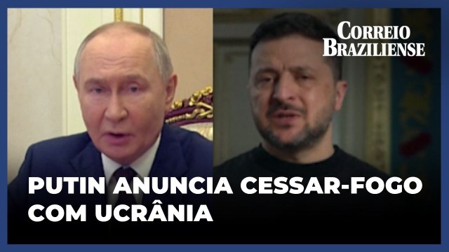 Putin anuncia cessar-fogo com a Ucrânia pela Páscoa ortodoxa