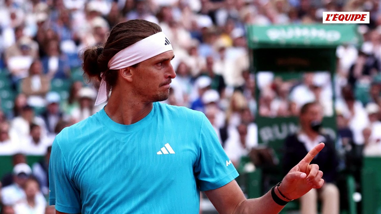 Alexander Zverev vient à bout de Joao Fonseca et se qualifie pour les demi-finales à Monte-Carlo - Tennis - Monte-Carlo