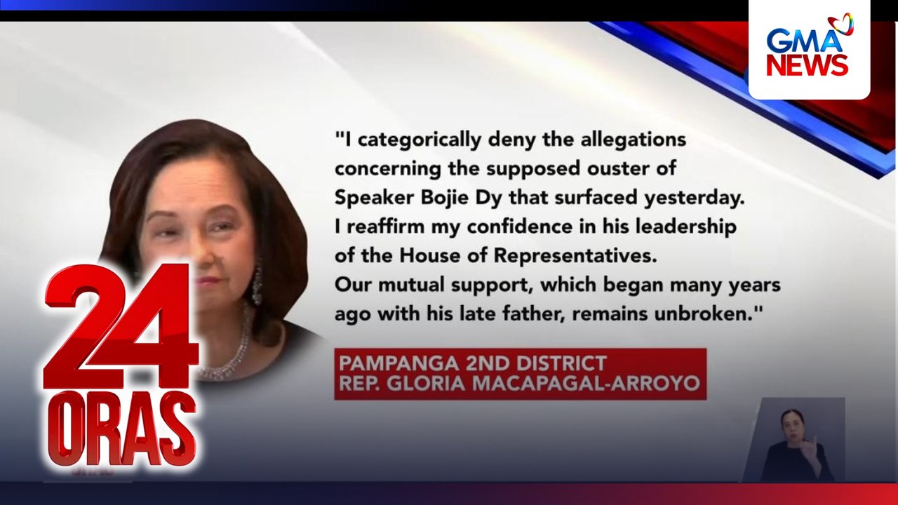 Rep. Gloria Arroyo, mariing itinanggi na may ki...