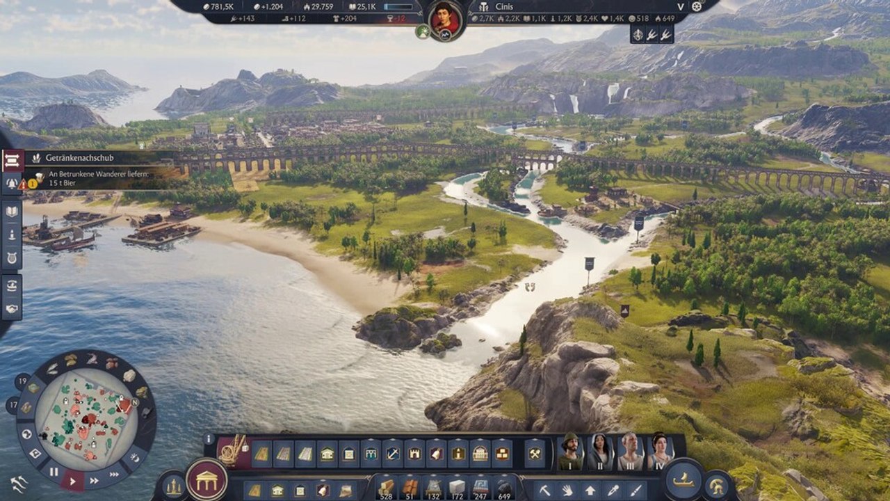 Wie groß ist die neue Insel in Anno 117? Wir zeigen es euch direkt Spiel