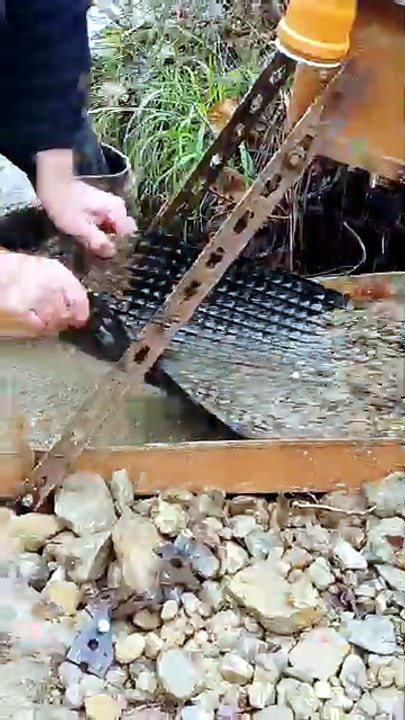 Hunting for gold in streambeds