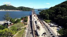 Ponte de Guaratuba já está 100% pavimentada e começa a ganhar iluminação final