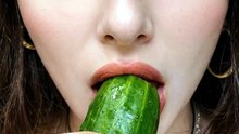 ASMR Cucumber Eating Sounds | Fresh Crunchy Mukbang No Talking