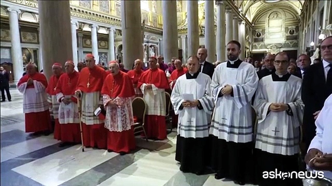 La tumulazione della bara di Papa Francesco a Santa Maria Maggiore
