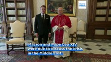 France's Macron and Pope Leo XIV hold first meeting at the Vatican