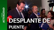 El desplante de Óscar Puente a los medios de comunicación en Alicantee