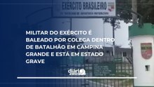 Militar do Exército é baleado por colega dentro de batalhão em Campina Grande e está em estado grave