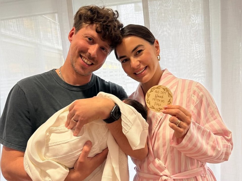 Das Baby ist da! Renata und Valentin Lusin sind wieder Eltern geworden