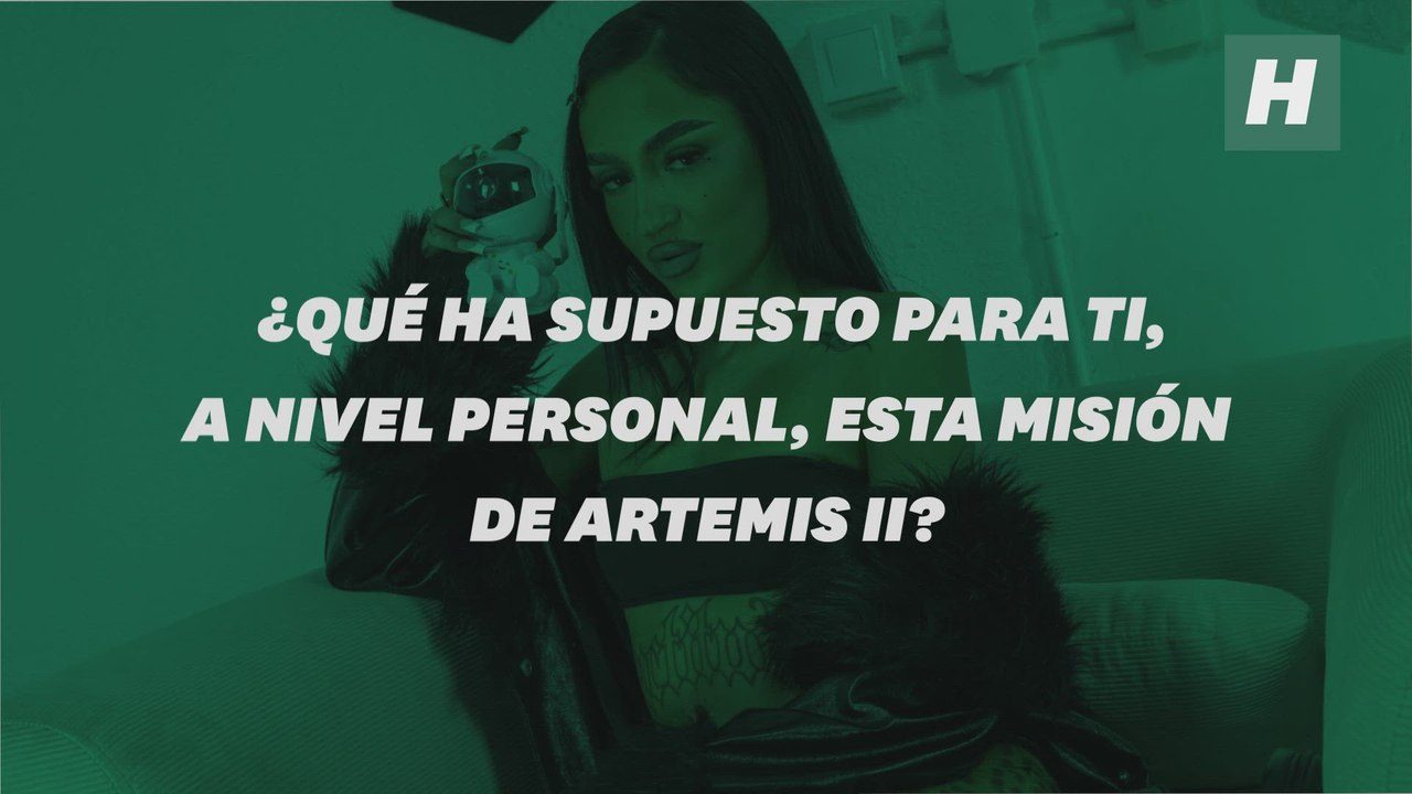 Alba Moreno, la divulgadora científica que se ha volcado con Artemis II: "Es bonito sentir que todos estamos unidos por cuatro personas que van al medio de la nada en el Universo"