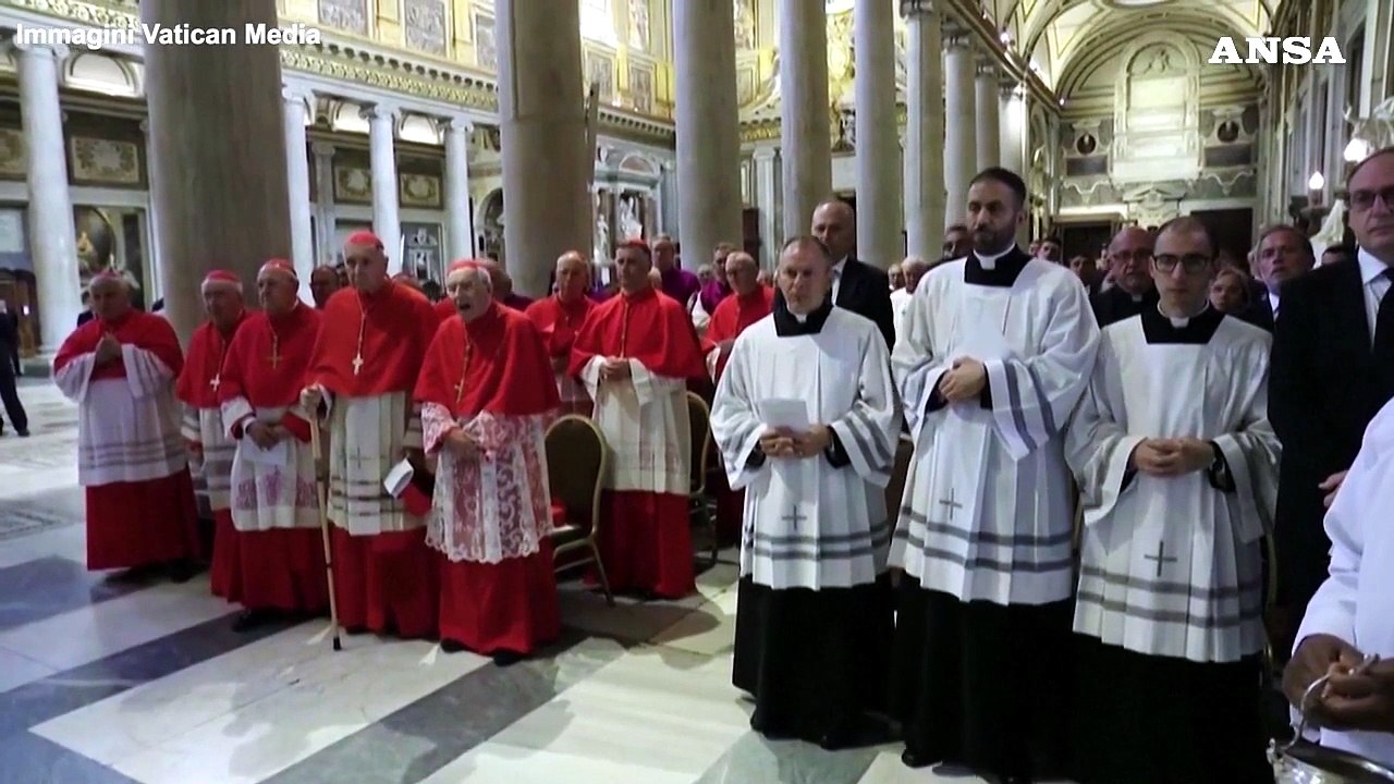 Funerali Papa Francesco, la tumulazione a Santa Maria Maggiore