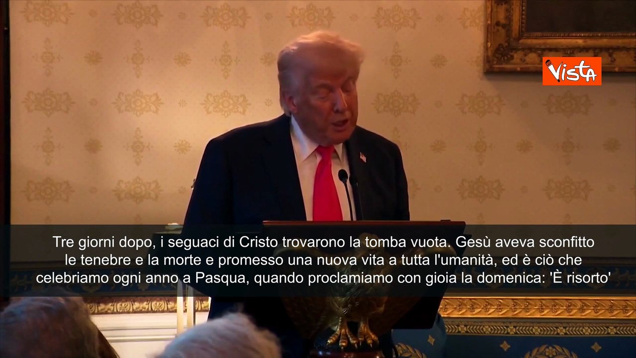 Trump ospita cena di preghiera per la Pasqua: Gesù Risorto è essenza fede cristiana