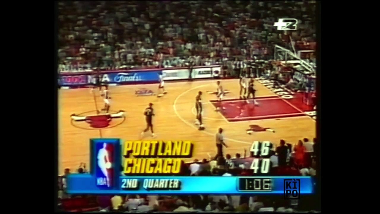 NBA Finals 1992 – Game 6: Blazers vs Bulls | Full Match Michael Jordan vs Clyde Drexler (Italian Commentary)