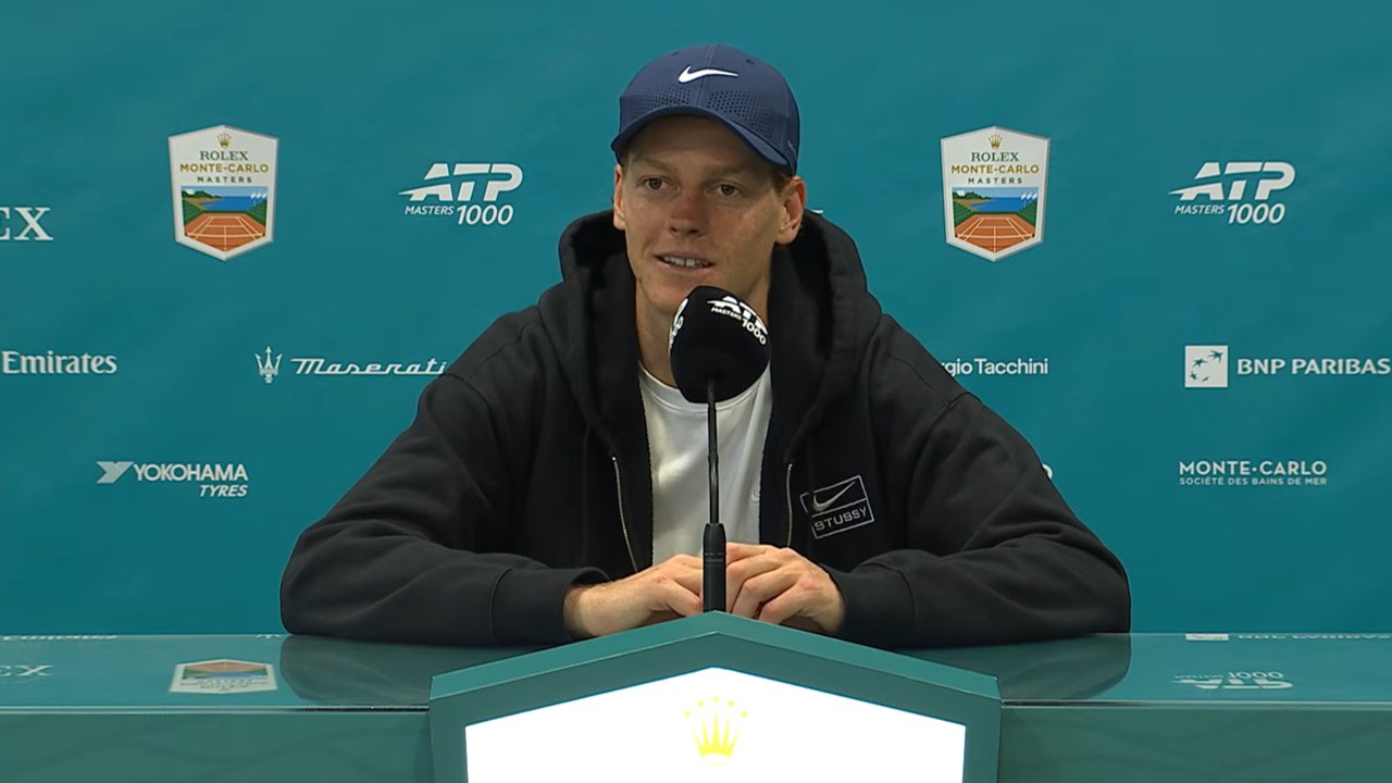 Rolex Monte-Carlo Masters 2026 - Jannik Sinner après sa qualification en demi-finales à Monte-Carlo