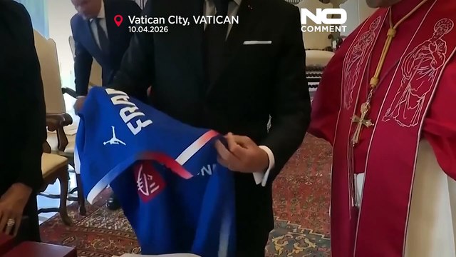 Macron, Vatikan'da Papa 14. Leo ile küresel gerilimleri görüştü