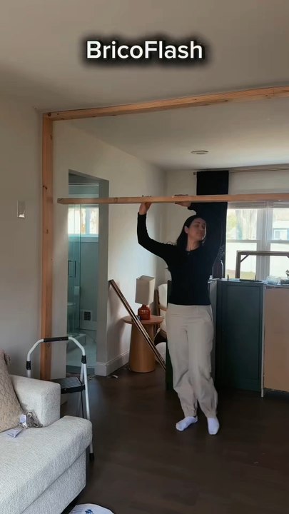 Création d'une cloison pour séparer 2 pièces #bricolage #diy #renovation #travaux #construction