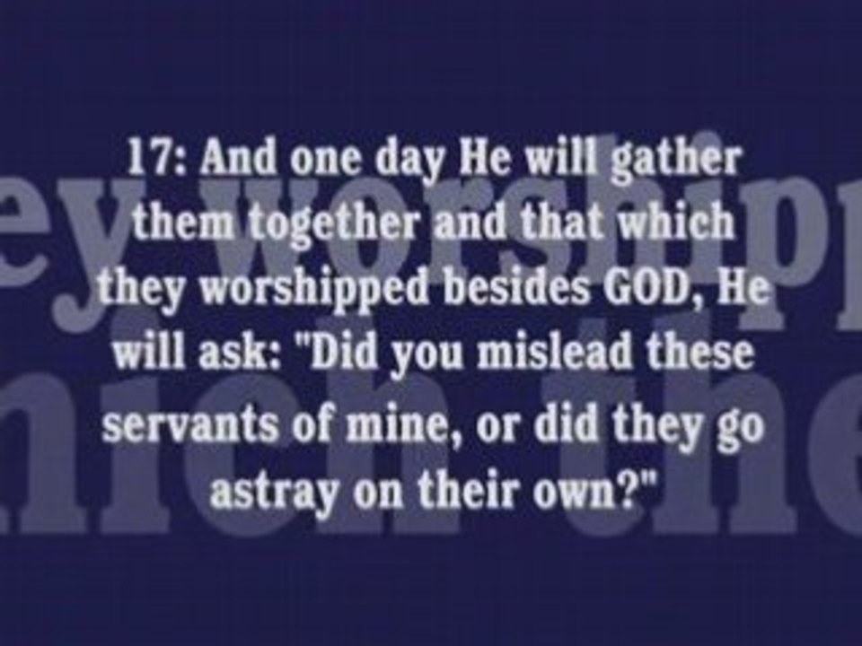 Mishary Rashid Afasy--Surah Al-Furqan