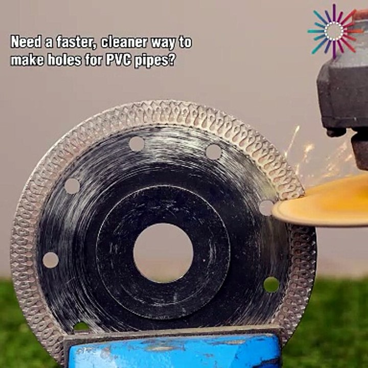 Level up your DIY game with this pipe hole opener! 🕳️