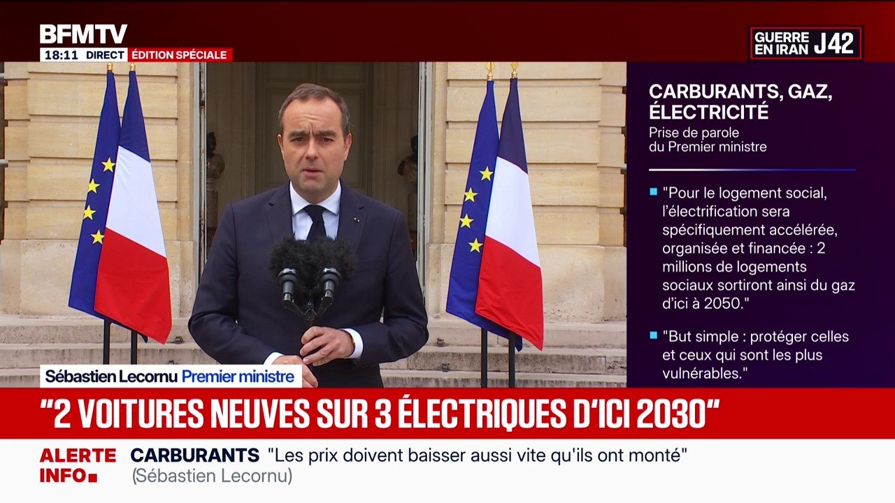 Voitures électriques: Sébastien Lecornu annonce le retour "des voitures à loyer mensuel modéré (...) pour les ménages les plus modestes" dans le cadre du leasing social