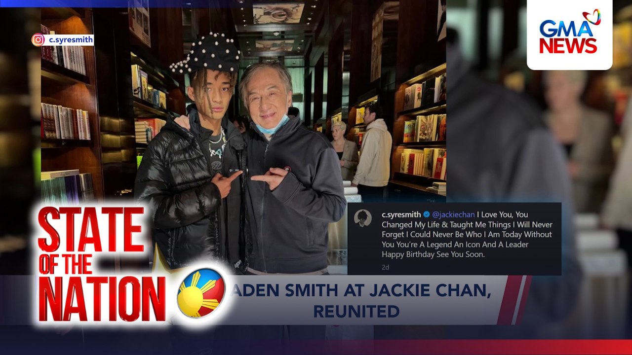 Jaden Smith at Jackie Chan, reunited | SONA