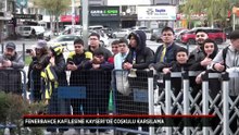 Fenerbahçe kafilesine Kayseri'de coşkulu karşılama