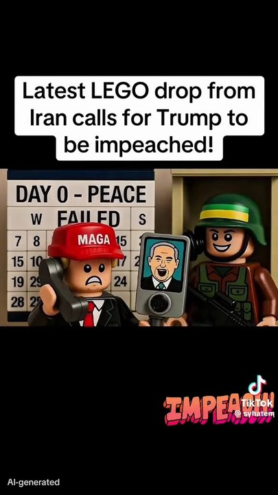 Persia Boi - Impeach Trump - Iran Lego Music Video no