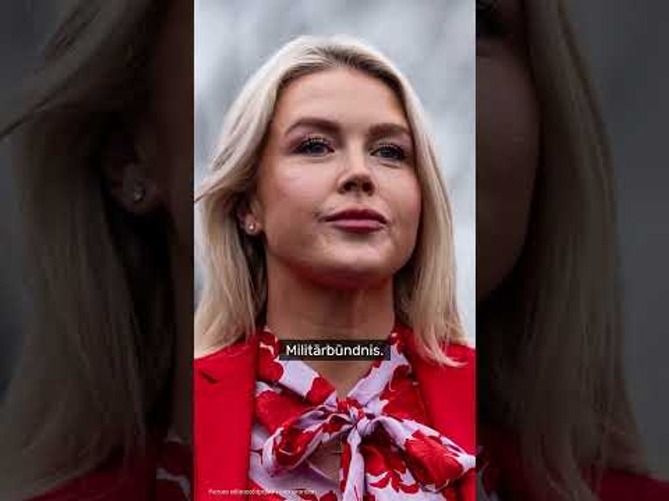 Wirbel um angeblichen Nato-Austritt - Karoline Leavitt entsetzt mit Trump-Vorwürfen