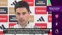 Fans need to bring their dinner - Arteta urges support in important PL clash