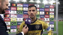 A termino del partido de U.Catolica 1 - 2 Boca Habla Paredes.